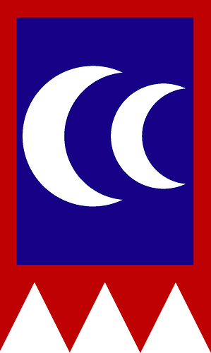 Crescent Banner Vertical
