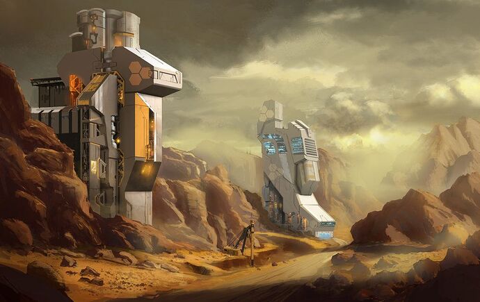 Mining Complexes on a barren colony