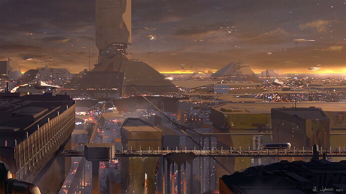 Galactya Downtown Landscape 2