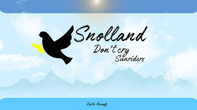 Snolland - Sunriders - Don't cry