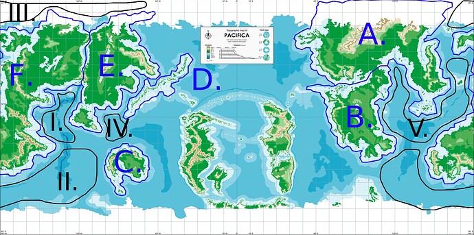 Pacifica continents and oceans