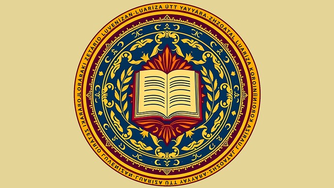 Seal of National Academic Library (Krauanagaz)