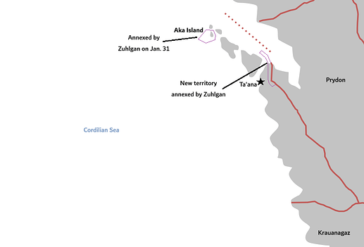 Zuhlgan Annexation Map