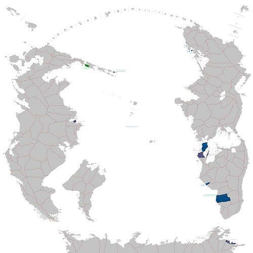 Denvari and Emeraldian Colonies