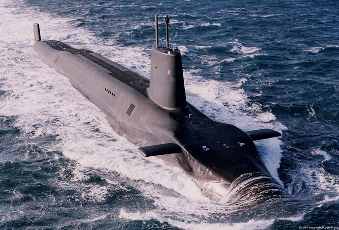 S28 HMS Vanguard Ballistic Missile Submarine SSBN Royal Navy
