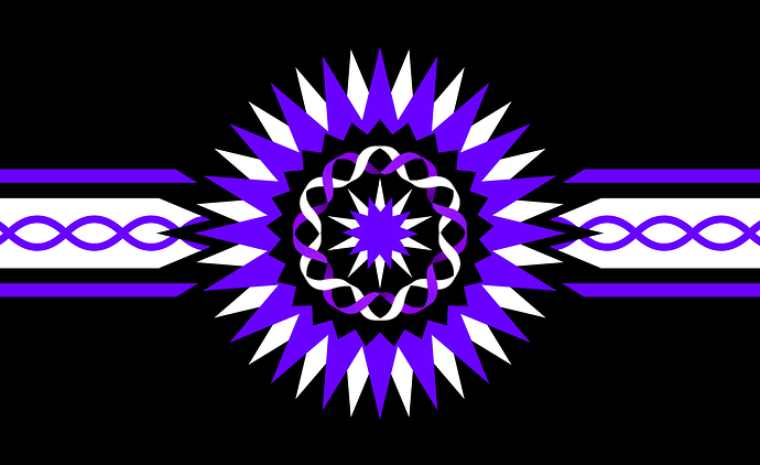 Celestial Empire Of Galactya Flag